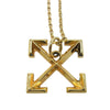 OFF-WHITE オフホワイト OMOB020E192530029300 イーストランドタグ SMALL ARROWS NECKLACE スモール アロー ネックレス ゴールド系【中古】