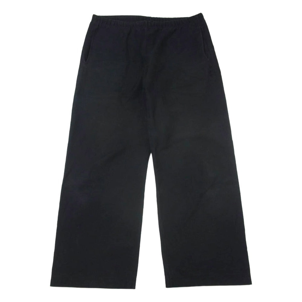 AURALEE オーラリー A9SP02SU STAND UP WIDE PANTS スタンドアップ ワイド イージー パンツ ブラック系 4【中古】