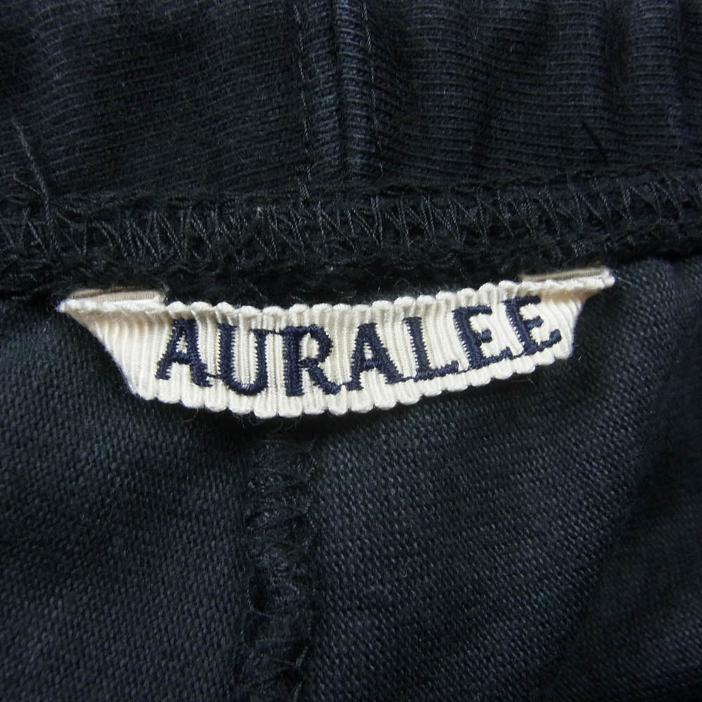 AURALEE オーラリー A9SP02SU STAND UP WIDE PANTS スタンドアップ ワイド イージー パンツ ブラック系 4【中古】
