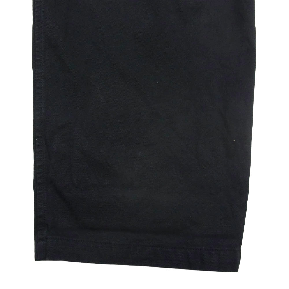 COMOLI コモリ 17AW L03-03004 コットンツイル ドローストリング パンツ ブラック系 2【中古】