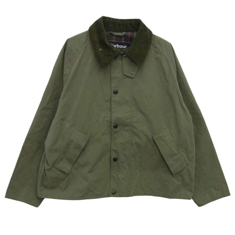 Barbour バブアー 251MCA0931 TRANSPORT トランスポート ショート ブルゾン ジャケット カーキ系 38【中古】