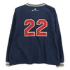 Champion チャンピオン 90's 00s V NECK ナンバリング プルオーバー ナイロン ジャケット アノラック ネイビー XL ネイビー系 XL【中古】