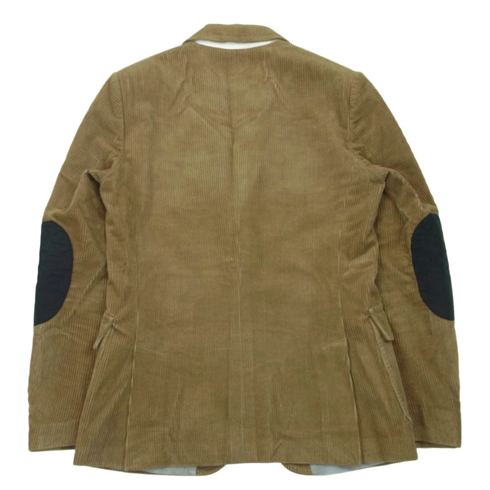 Band of Outsiders バンドオブアウトサイダーズ 金ボタン コーデュロイ 2B テーラード ジャケット ブラウン系 40 44【中古】