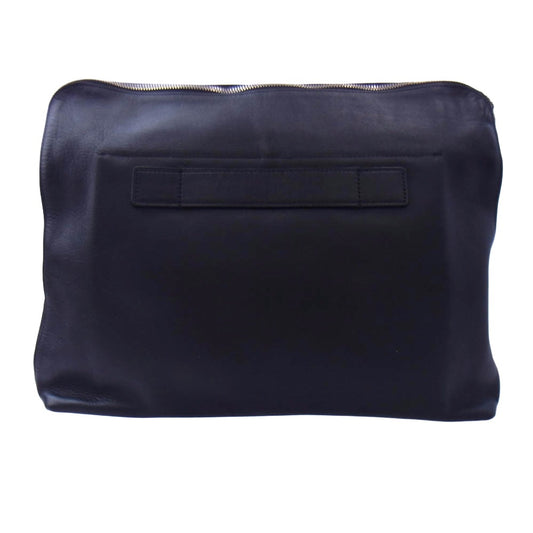 スリーワンフィリップリム レザー クラッチ バッグ ブラック系【中古】