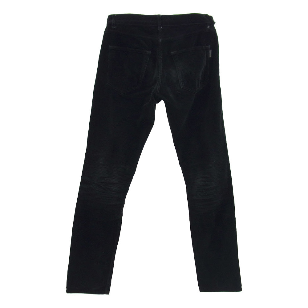 SAINT LAURENT サンローラン 18AW 527389 Y825M コーデュロイ スキニー パンツ ブラック系 27【中古】