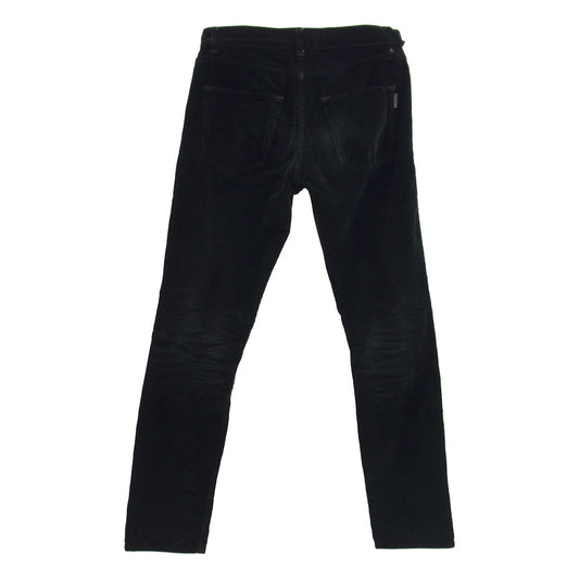 SAINT LAURENT サンローラン 18AW 527389 Y825M コーデュロイ スキニー パンツ ブラック系 27【中古】