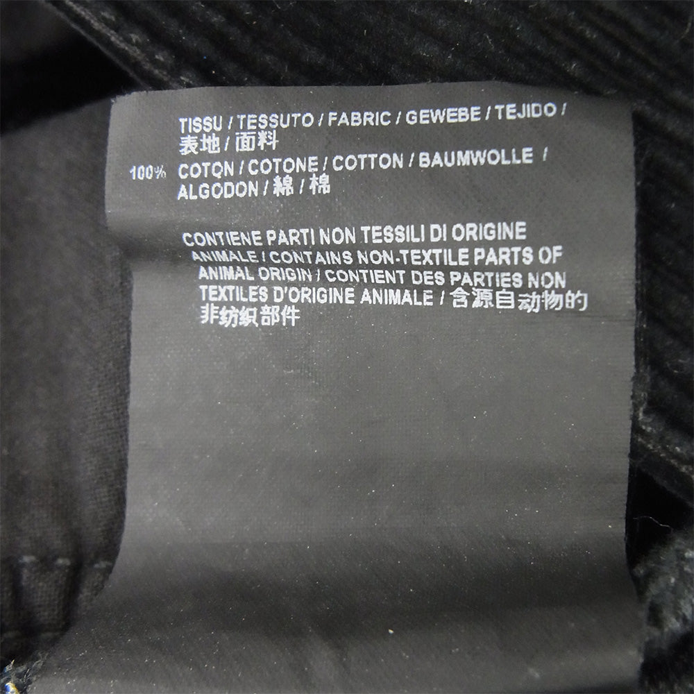 SAINT LAURENT サンローラン 18AW 527389 Y825M コーデュロイ スキニー パンツ ブラック系 27【中古】