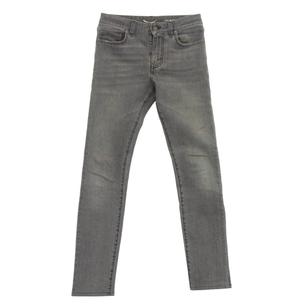 SAINT LAURENT サンローラン スキニーデニムパンツ グレー エディ期 SAINT LAURENT サンローラン 13AW 344103 YM25R エディ期 ウォッシュ