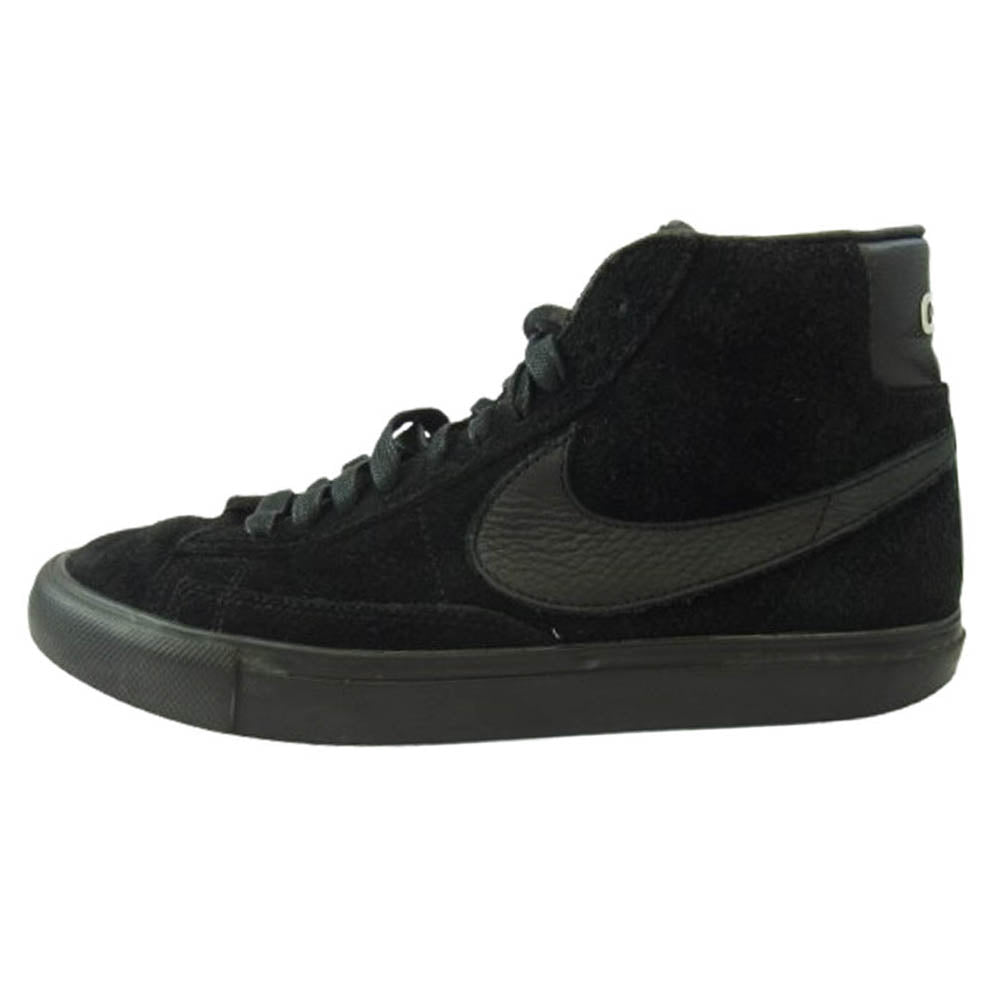 NIKE ナイキ 704571-001 × CDG Blazer High SP ブレーザー ハイ スニーカー ブラック系 25cm【中古】