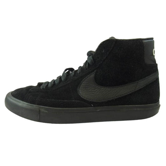 NIKE ナイキ 704571-001 × CDG Blazer High SP ブレーザー ハイ スニーカー ブラック系 25cm【中古】