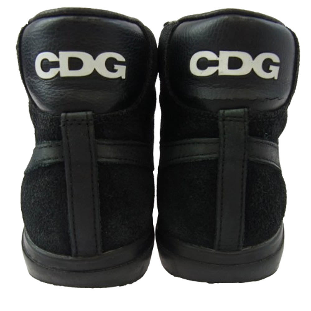 NIKE ナイキ 704571-001 × CDG Blazer High SP ブレーザー ハイ スニーカー ブラック系 25cm【中古】