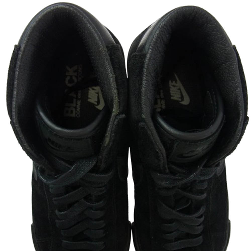 NIKE ナイキ 704571-001 × CDG Blazer High SP ブレーザー ハイ スニーカー ブラック系 25cm【中古】