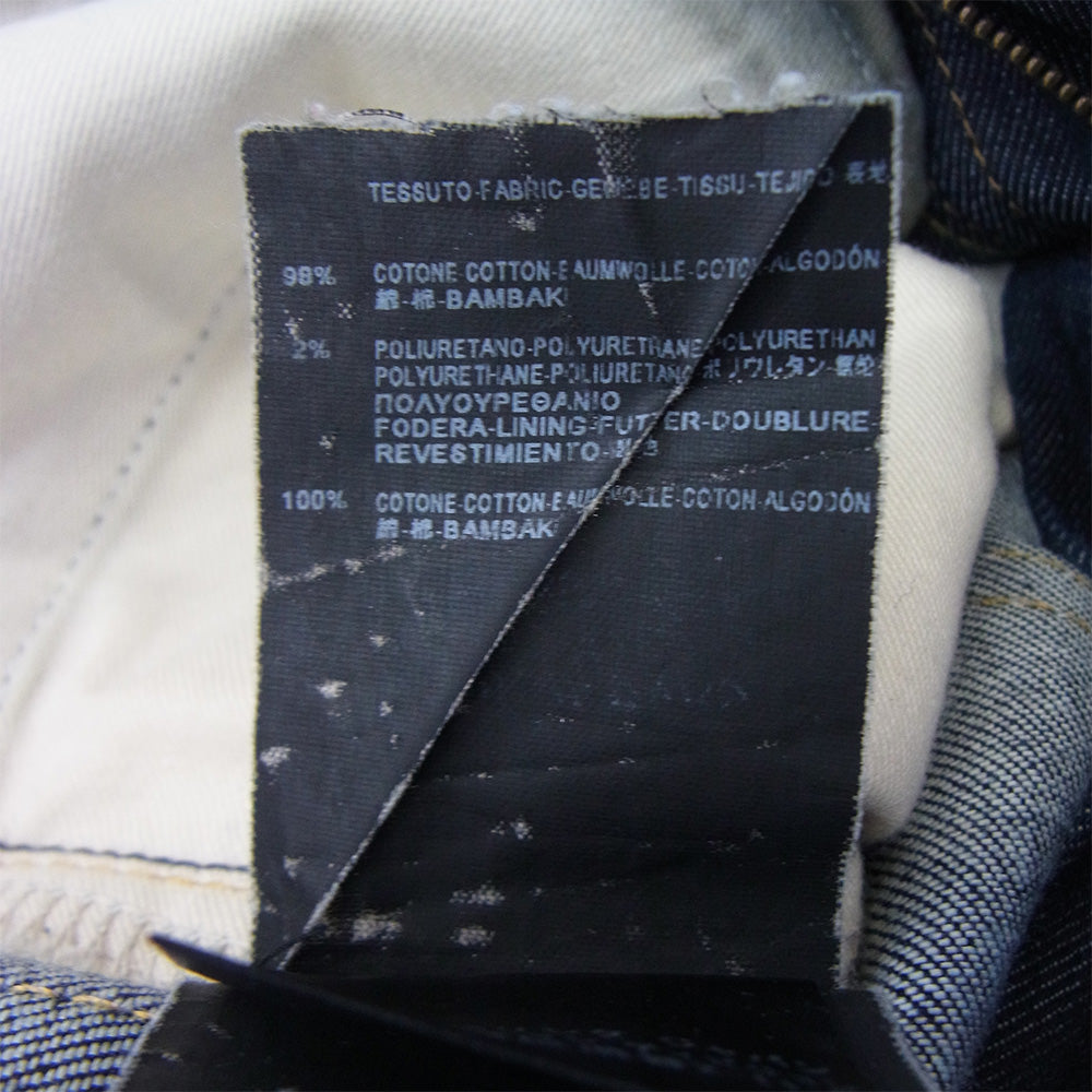 SAINT LAURENT サンローラン 13AW 327136 Y999B エディ期 スキニー デニム パンツ インディゴブルー系 26【中古】