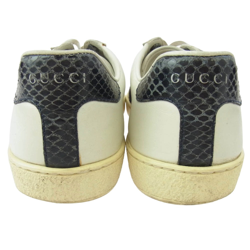 GUCCI グッチ 386750 シェリーライン ローカット スニーカー オフホワイト系 6【中古】