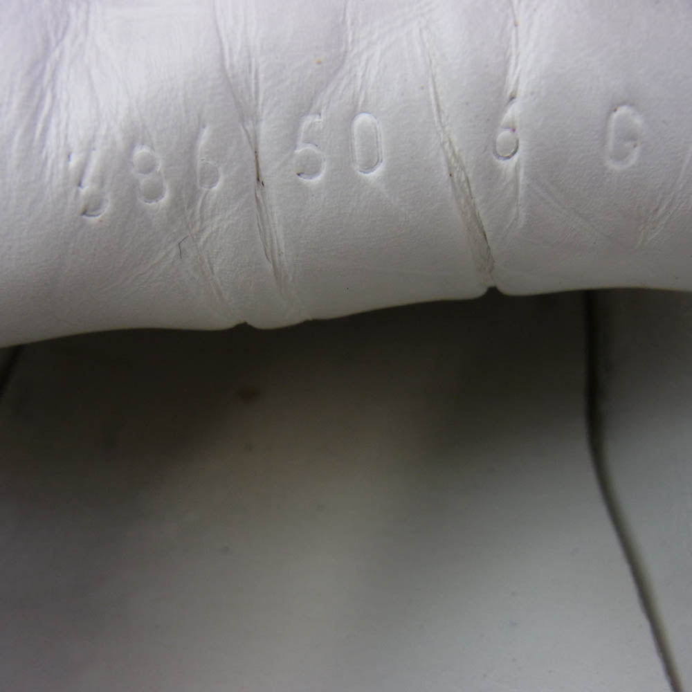 GUCCI グッチ 386750 シェリーライン ローカット スニーカー オフホワイト系 6【中古】