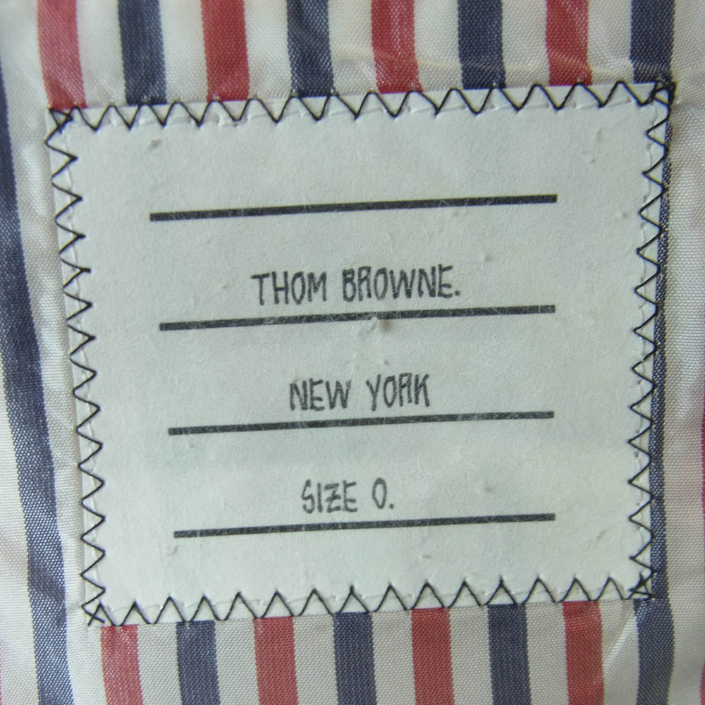 THOM BROWNE トムブラウン ストライプ シアサッカー 切替 2B