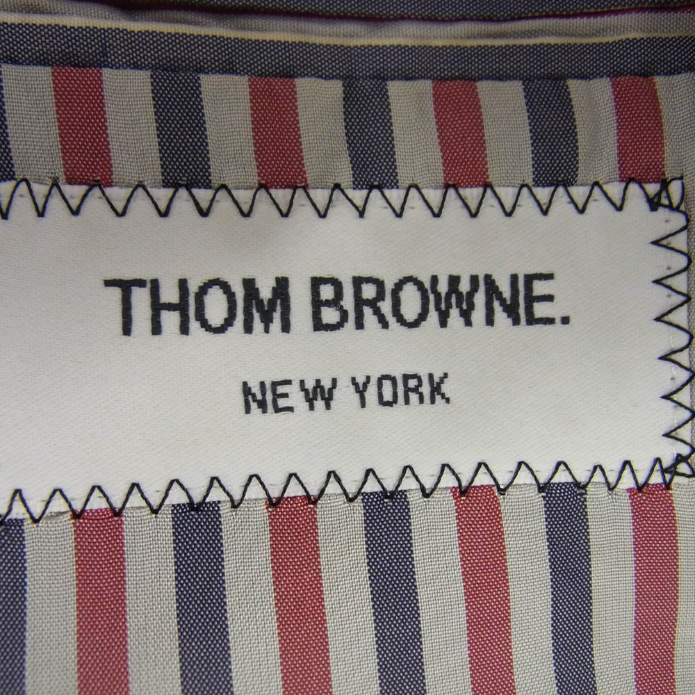 THOM BROWNE トムブラウン 金ボタン 3B シングル テーラード ジャケット ブレザー ネイビー系【中古】