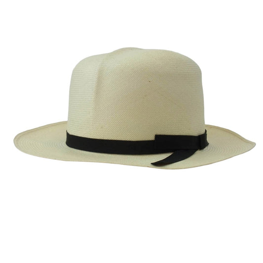 Borsalino ボルサリーノ 140270 パナマ モンテクリスティ オプティモ ハット 帽子 オフホワイト系【中古】