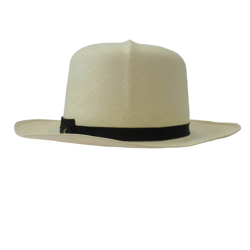Borsalino ボルサリーノ 140270 パナマ モンテクリスティ オプティモ ハット 帽子 オフホワイト系【中古】