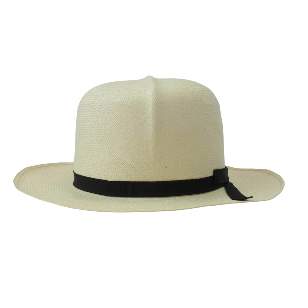 Borsalino ボルサリーノ 140270 パナマ モンテクリスティ オプティモ ハット 帽子 オフホワイト系【中古】