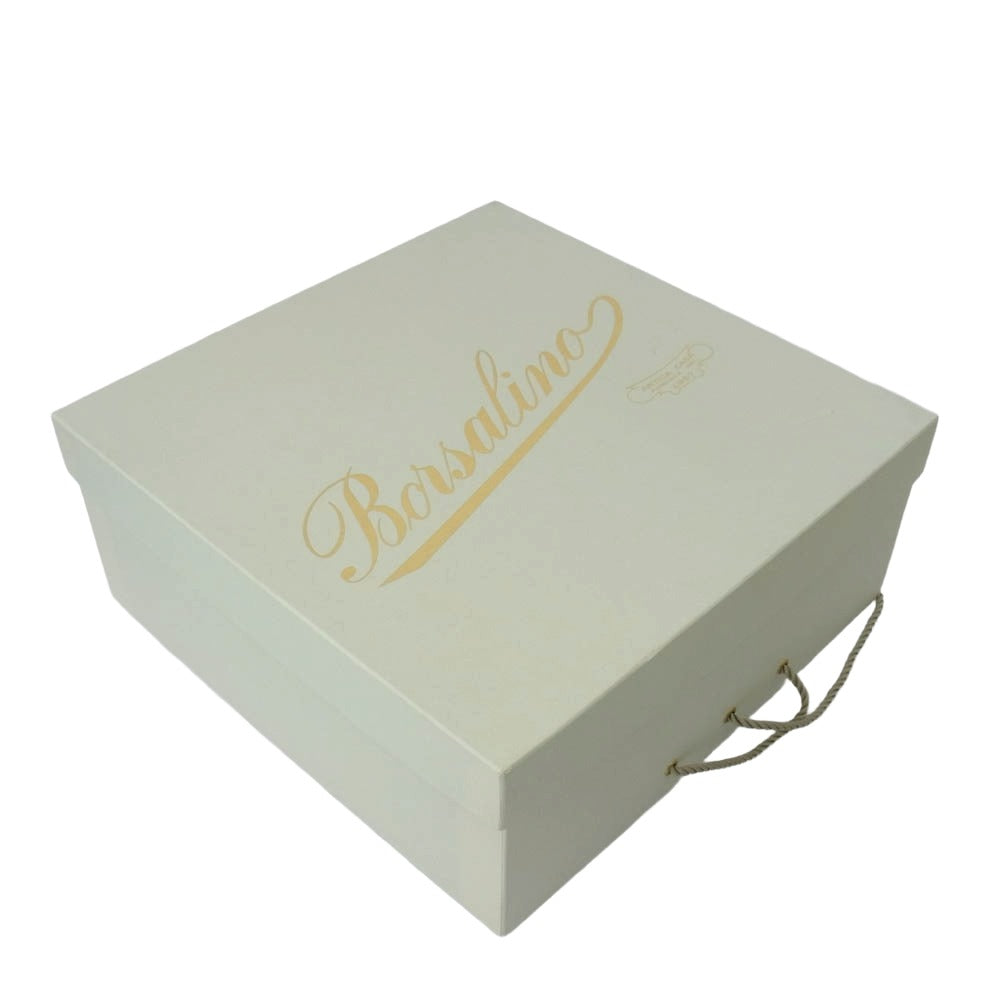 Borsalino ボルサリーノ 140270 パナマ モンテクリスティ オプティモ ハット 帽子 オフホワイト系【中古】