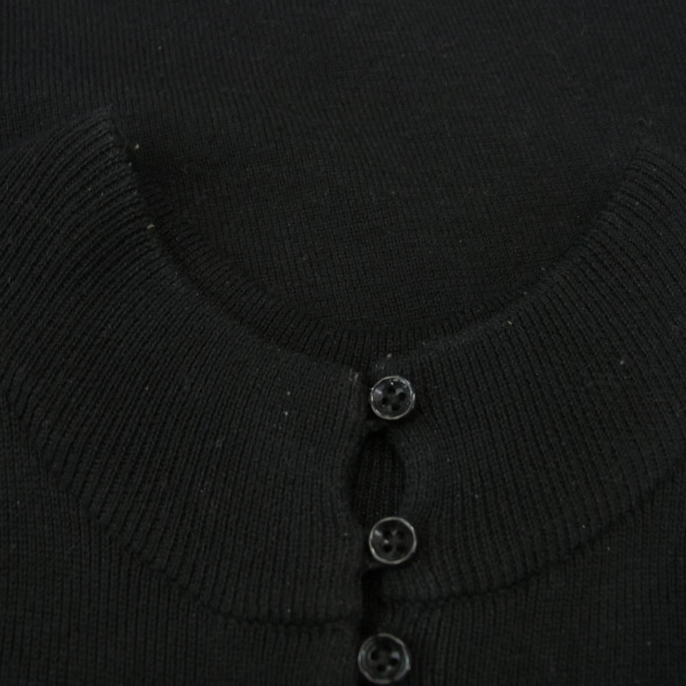 CLANE クラネ ノースリーブ ニット ワンピース ブラック系 2【中古】