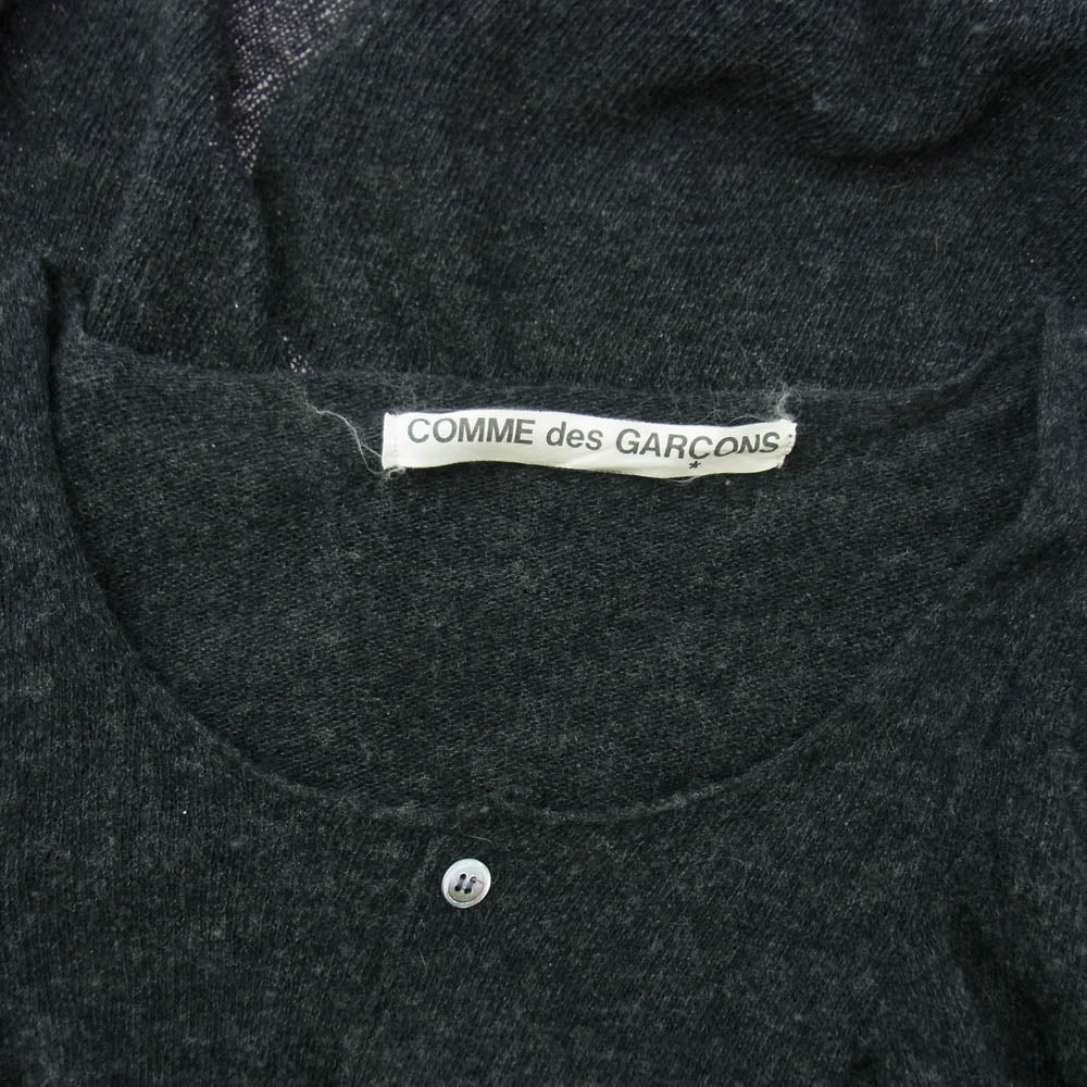 COMME des GARCONS コムデギャルソン AD1994 GN-040060 90s ヴィンテージコムデギャルソン 本ライン ボーダー カーディガン グレー系 サイズ不明【中古】