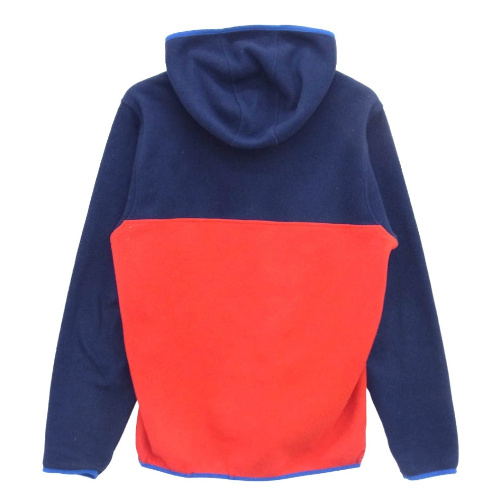patagonia パタゴニア 25461 SYNCHILLA SNAP シンチラ スナップ フリース プルオーバー ネイビー系 レッド系 S【中古】