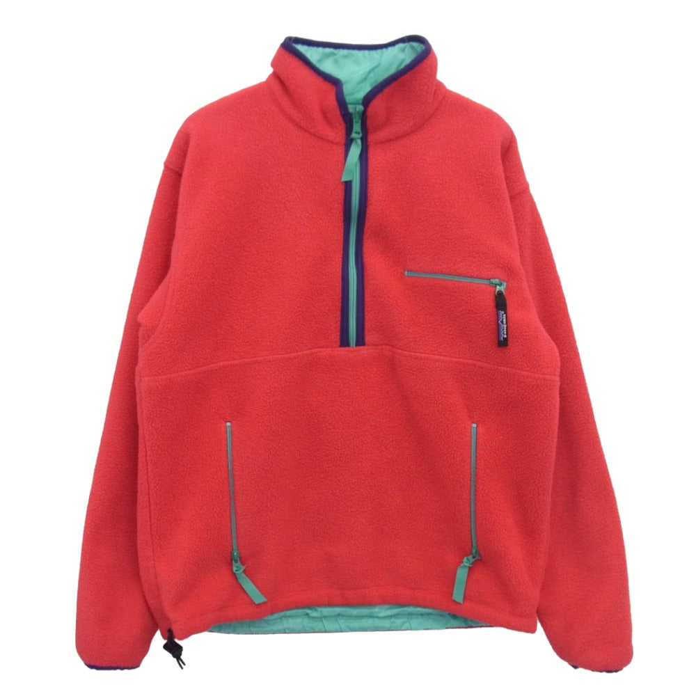 patagonia パタゴニア 29851 90s USA製 Synchilla Glissade シンチラ グリセード プルオーバー リバーシブル フリース ジャケット ピンク系 S【中古】