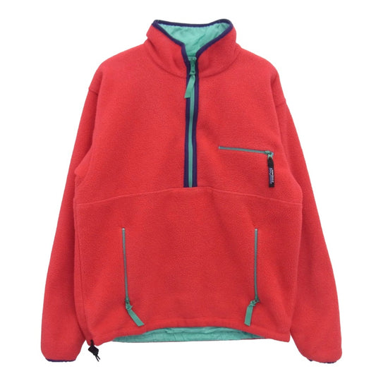 patagonia パタゴニア 29851 90s USA製 Synchilla Glissade シンチラ グリセード プルオーバー リバーシブル フリース ジャケット ピンク系 S【中古】
