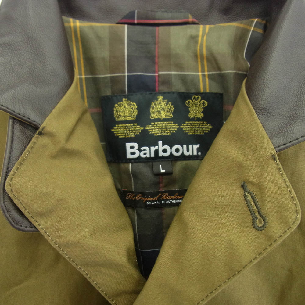 Barbour バブアー MWX0007OL71 BEACON SPORTS JACKET カーキ系 L【中古