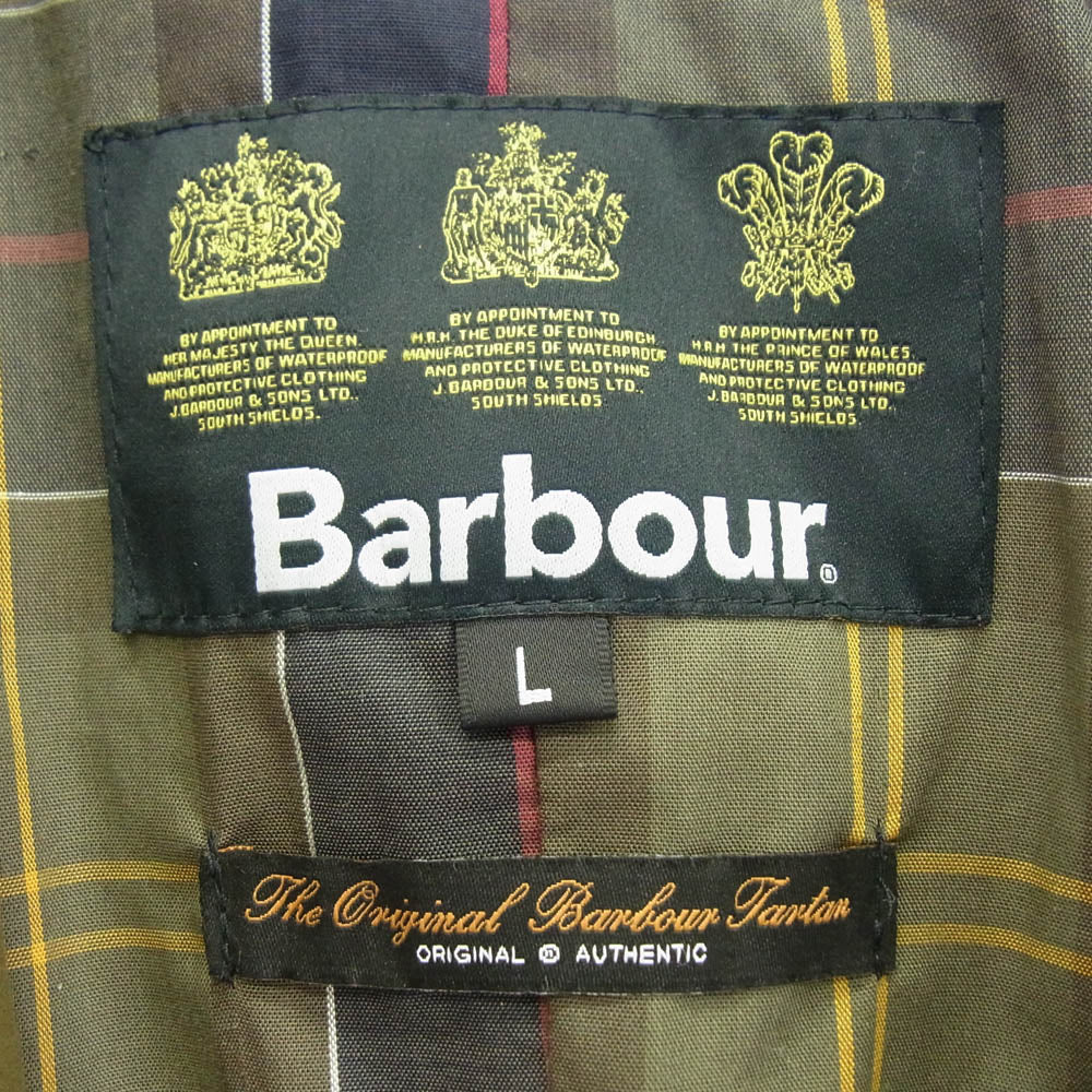 Barbour バブアー MWX0007OL71 BEACON SPORTS JACKET カーキ系 L【中古