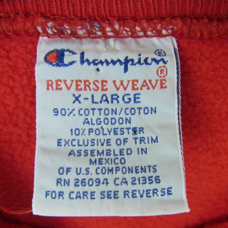 Champion チャンピオン 90s USA製 刺繍タグ リバースウィーブ N.C