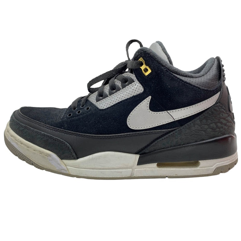 NIKE ナイキ CK4348-007 Air Jordan 3 Retro Tinker Black Cement Grey エアジョーダン レトロ ティンカー ブラック セメントグレー ミッドカット スニーカー ブラック系 27.5cm【中古】