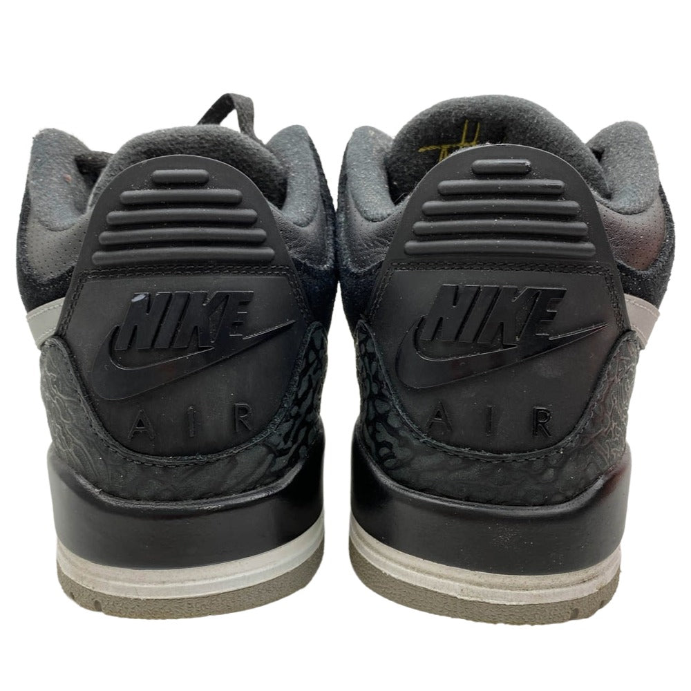 NIKE ナイキ CK4348-007 Air Jordan 3 Retro Tinker Black Cement Grey エアジョーダン レトロ ティンカー ブラック セメントグレー ミッドカット スニーカー ブラック系 27.5cm【中古】