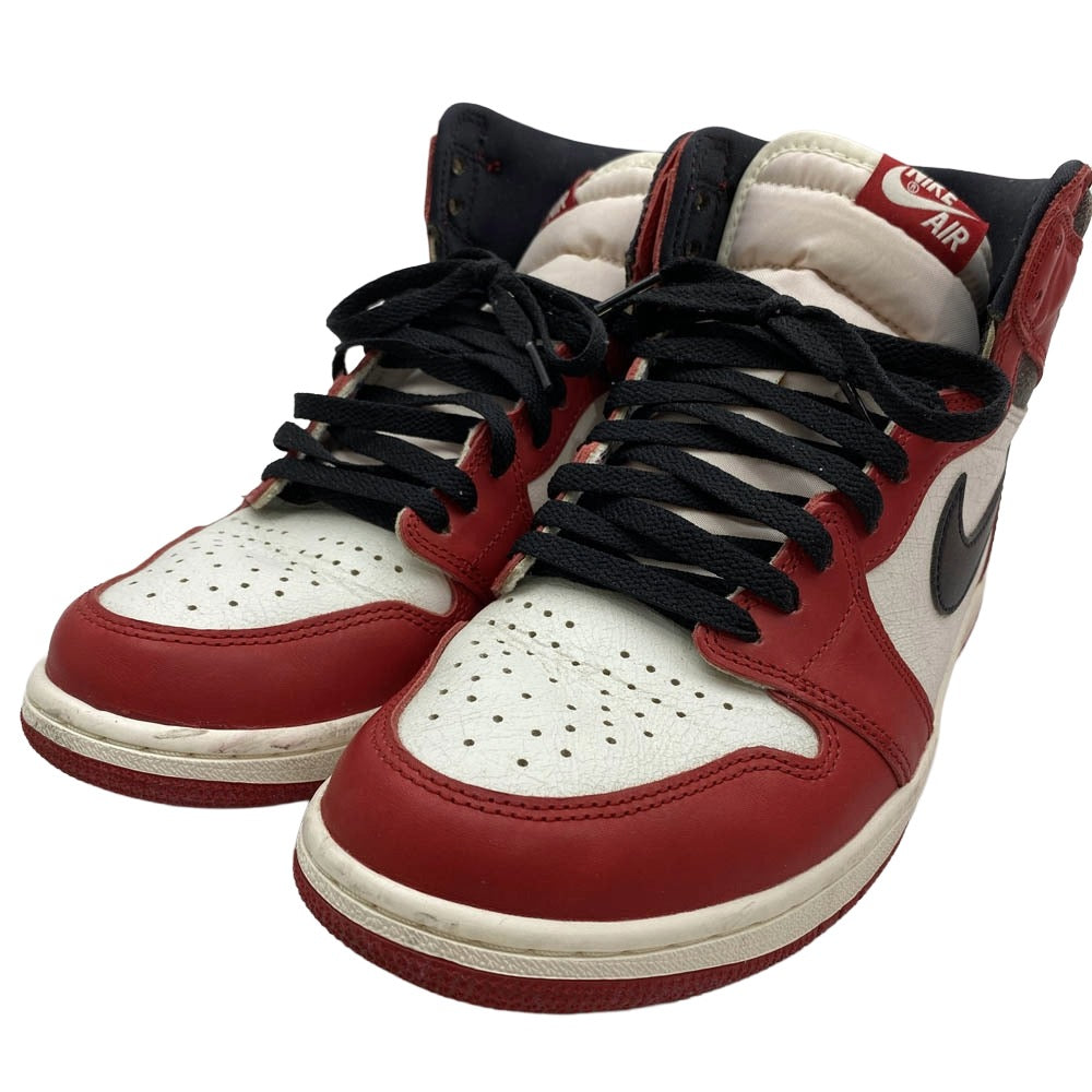 NIKE ナイキ DZ5485-612 Air Jordan 1 High OG Lost & Found Chicago AJ1 エアジョーダン ハイ ロスト&ファウンド シカゴ ハイカット スニーカー ブラック系 レッド系 27.5cm【中古】