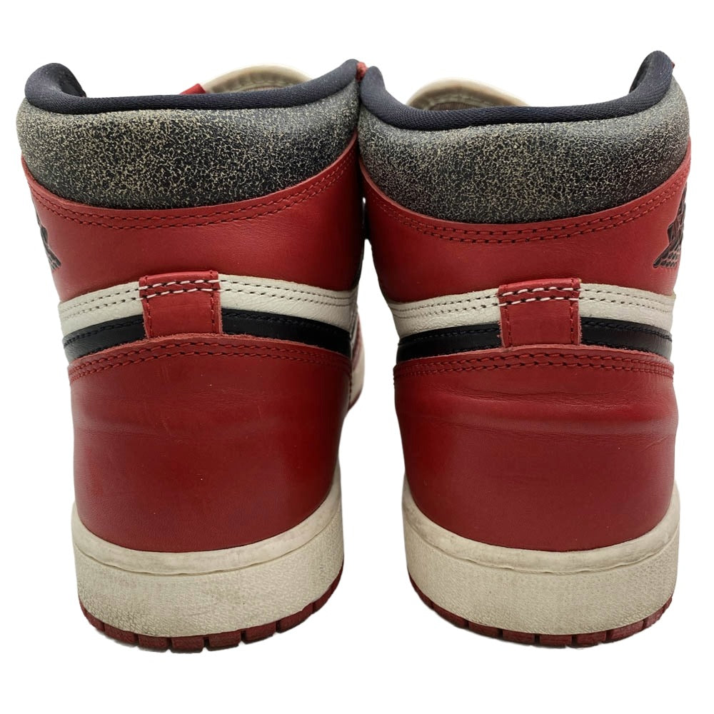 NIKE ナイキ DZ5485-612 Air Jordan 1 High OG Lost & Found Chicago AJ1 エアジョーダン ハイ ロスト&ファウンド シカゴ ハイカット スニーカー ブラック系 レッド系 27.5cm【中古】