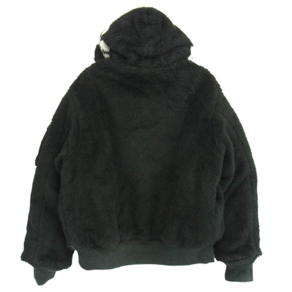 Supreme シュプリーム 22AW Faux Fur Reversible MA-1 フェイク ファー リバーシブル ジャケット ブラック系 L【中古】