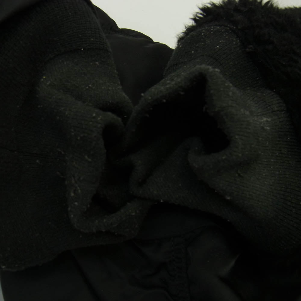 Supreme シュプリーム 22AW Faux Fur Reversible MA-1 フェイク ファー リバーシブル ジャケット ブラック系 L【中古】