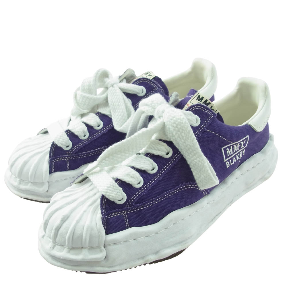 MIHARA YASUHIRO ミハラヤスヒロ A08FW735 Maison MIHARA YASUHIRO BLAKEY OG Sole Canvas Low-top Sneaker ブレイキー OG ソール キャンバス ロートップ スニーカー パープル系 42【美品】【中古】
