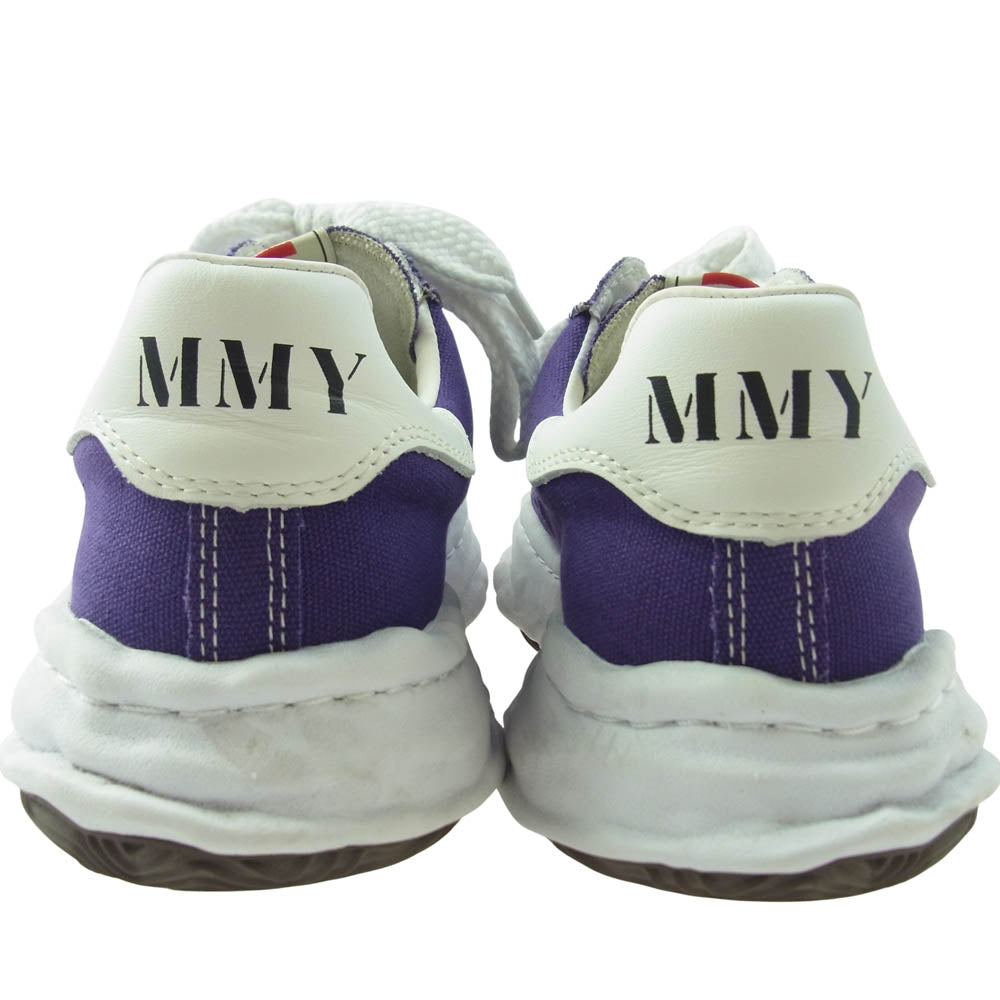 MIHARA YASUHIRO ミハラヤスヒロ A08FW735 Maison MIHARA YASUHIRO BLAKEY OG Sole Canvas Low-top Sneaker ブレイキー OG ソール キャンバス ロートップ スニーカー パープル系 42【美品】【中古】