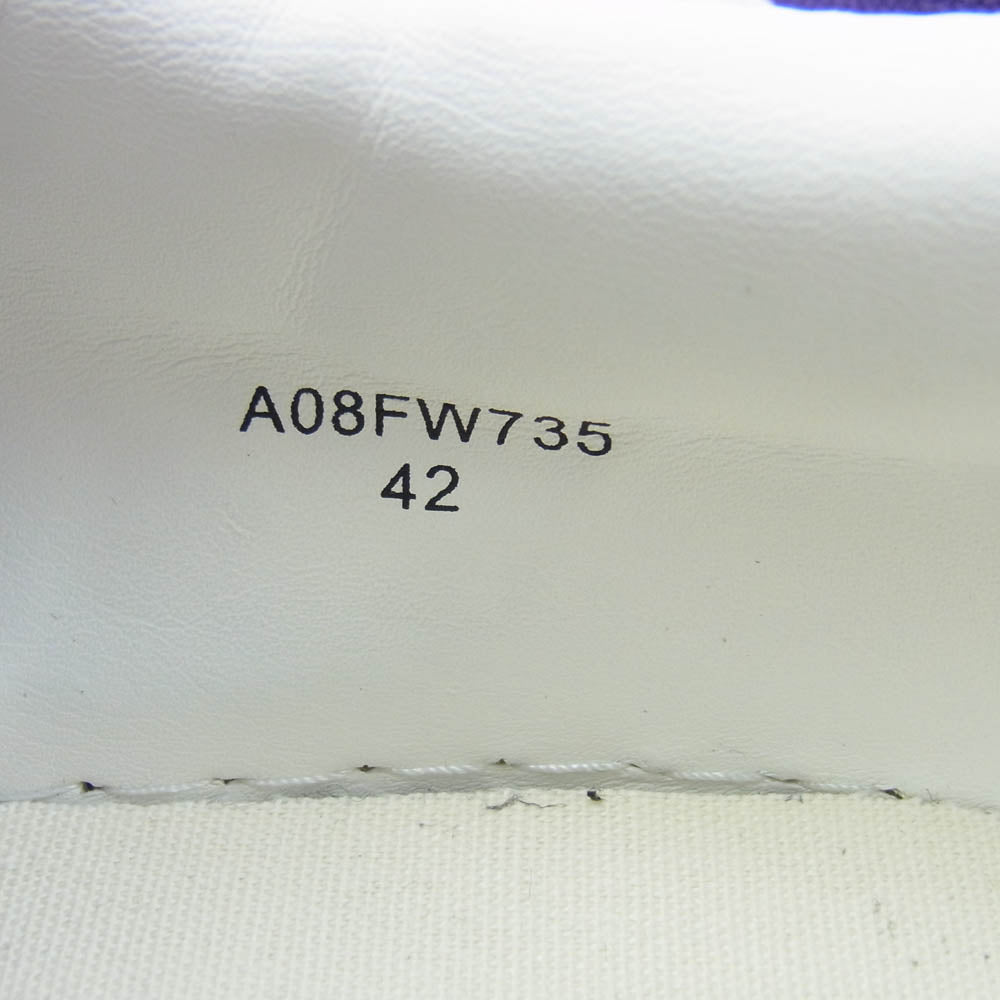 MIHARA YASUHIRO ミハラヤスヒロ A08FW735 Maison MIHARA YASUHIRO BLAKEY OG Sole Canvas Low-top Sneaker ブレイキー OG ソール キャンバス ロートップ スニーカー パープル系 42【美品】【中古】