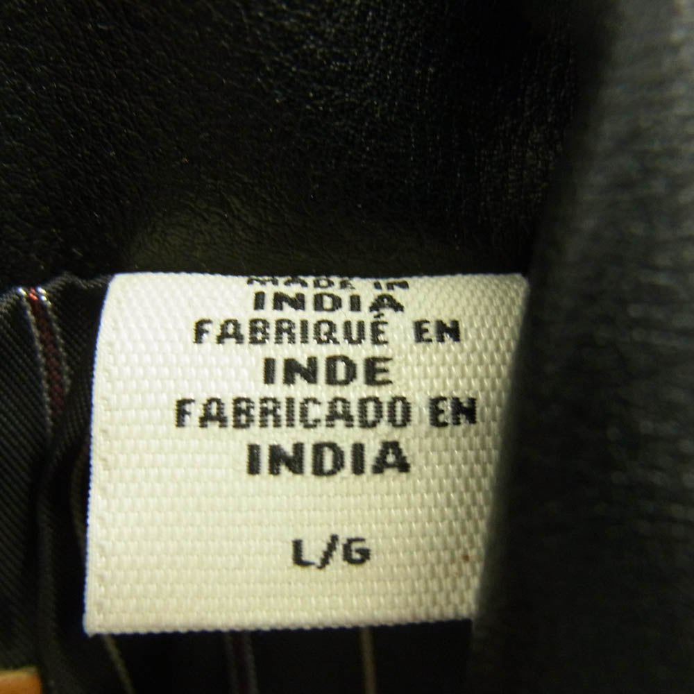 Levi's リーバイス A5019-0000 JAPAN LIMITED LEATHER TRUCKER JACKET レザー トラッカー ジャケット ブラック系 L【中古】