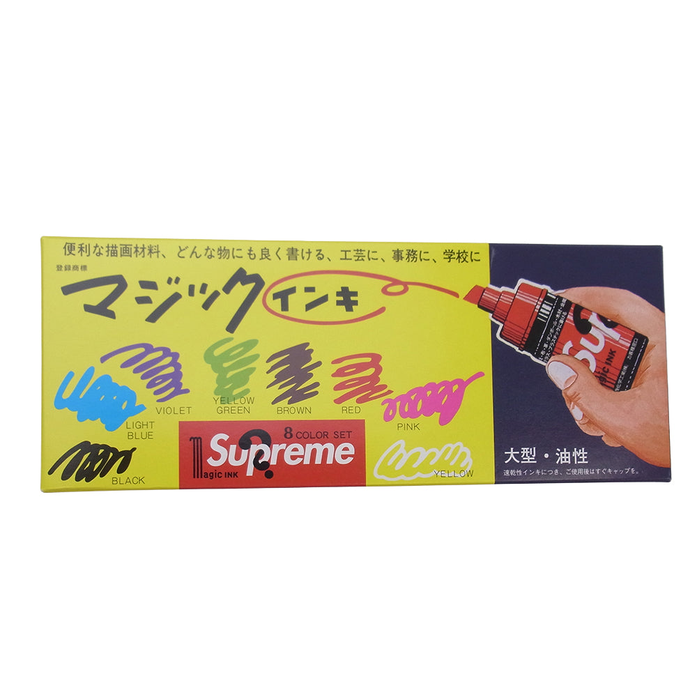 Supreme シュプリーム 22SS Magic Ink Markers (set of 8) マジックインキ 8色セット マーカー マルチカラー系【新古品】【未使用】【中古】