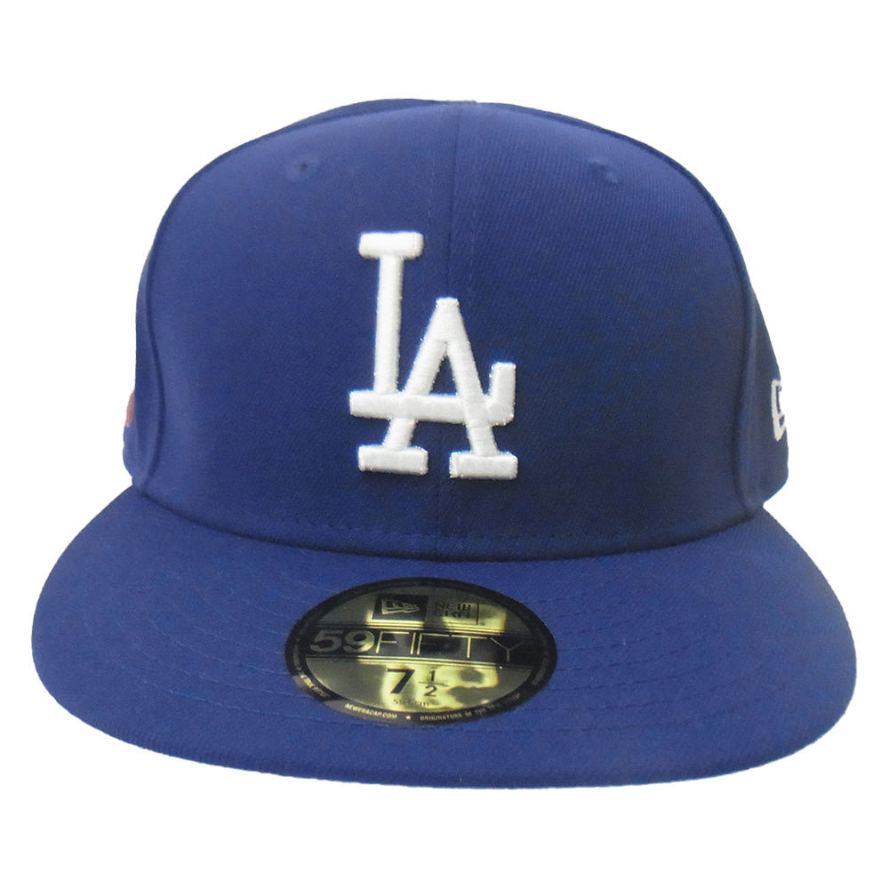 NEW ERA ニューエラ tokyo series LA ロゴ キャップ ブルー系 59.6 7と1/2【中古】