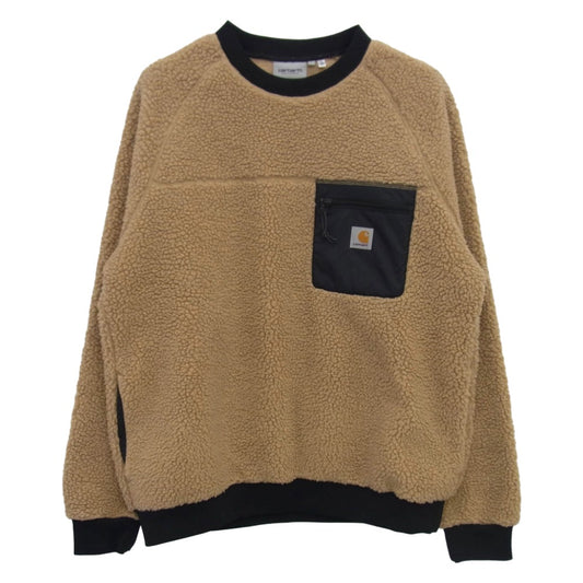Carhartt カーハート WIP Prentis Sweatshirt プレンティス フリース スウェット シャツ ベージュ系 L【中古】