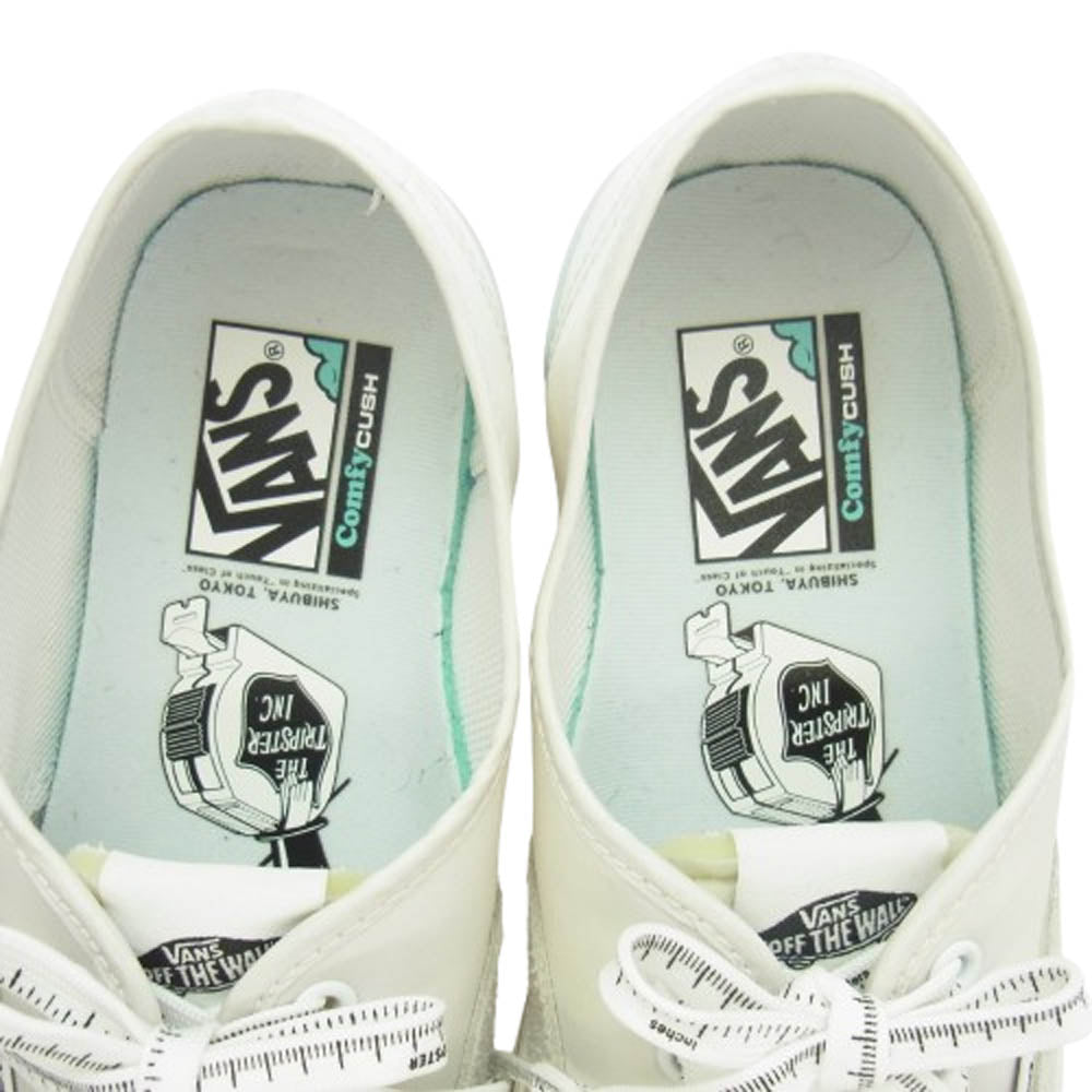 VANS バンズ VN000CEMGRY × TRIPSTER ComfyCush Authentic HC コンフィクッシュ オーセンティック ローカット スニーカー ホワイト系 26.5cm【中古】