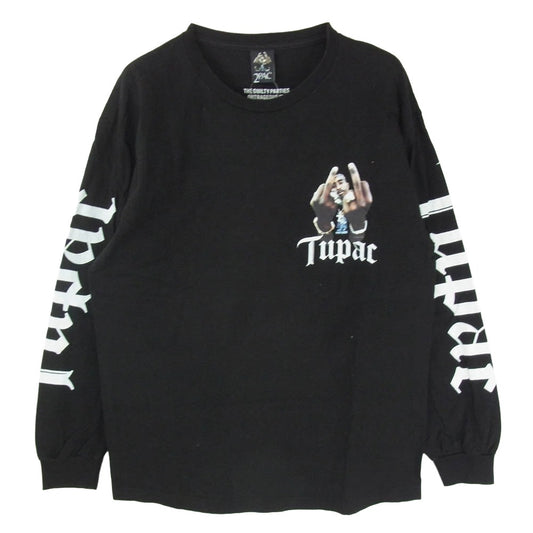 WACKO MARIA ワコマリア 2PAC LONG SLEEVE T-SHIRT 2PAC ロングスリーブ 長袖 Tシャツ ブラック系 L【中古】
