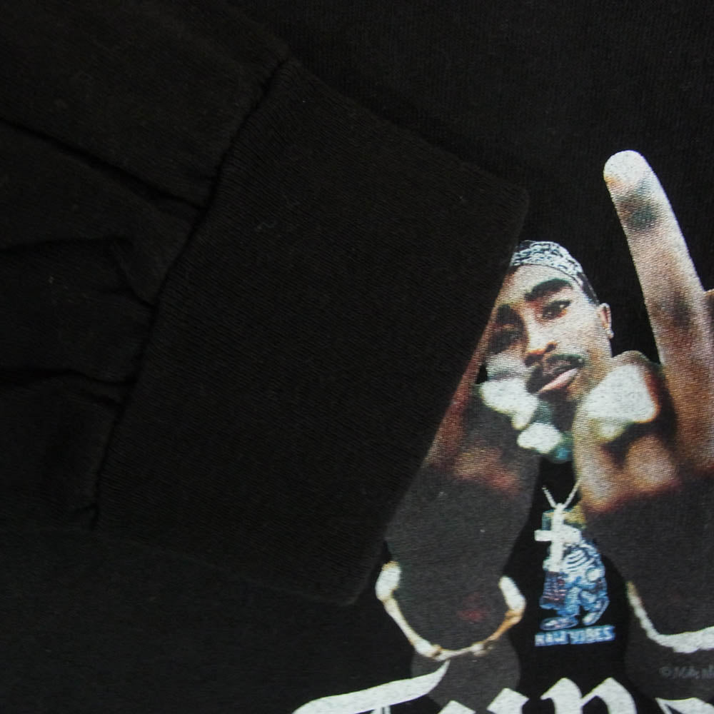 WACKO MARIA ワコマリア 2PAC LONG SLEEVE T-SHIRT 2PAC ロングスリーブ 長袖 Tシャツ ブラック系 L【中古】