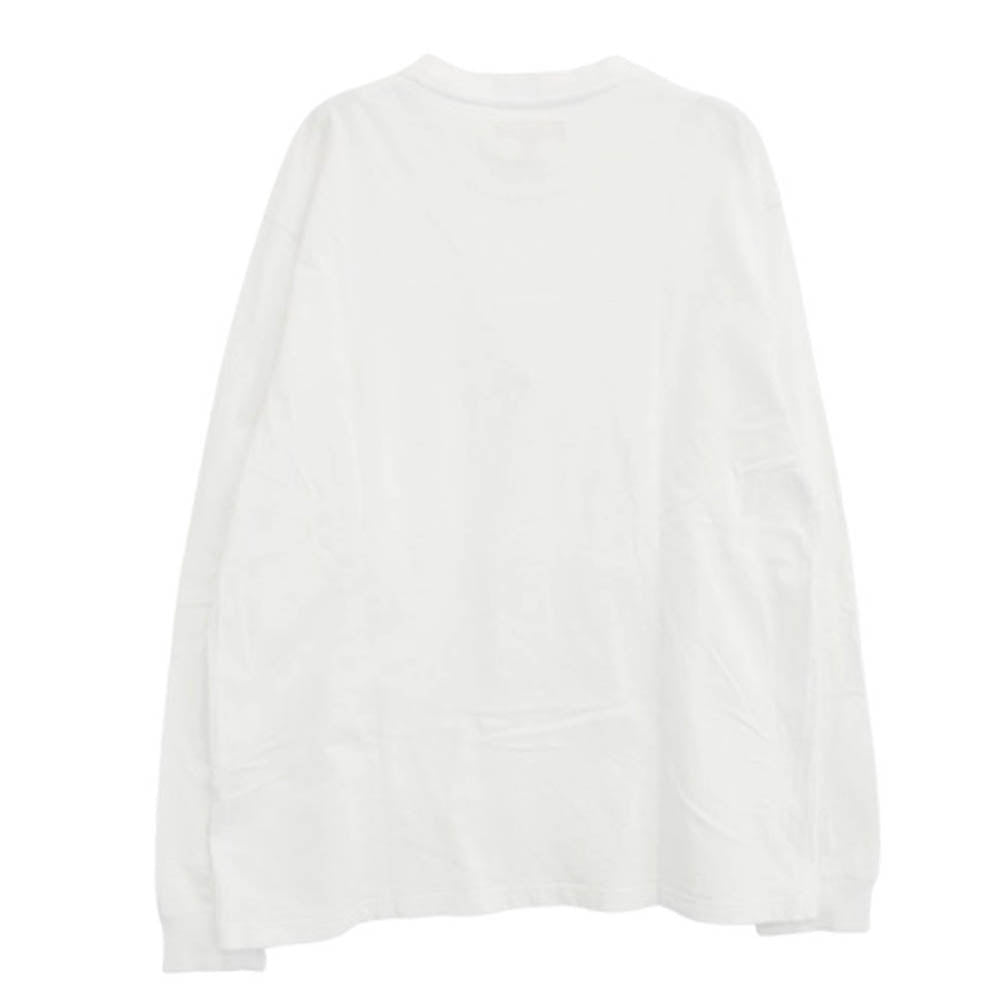 Supreme シュプリーム 23AW Small Box L/S Tee スモール ボックス ロゴ 長袖 Tシャツ ホワイト系 M【中古】
